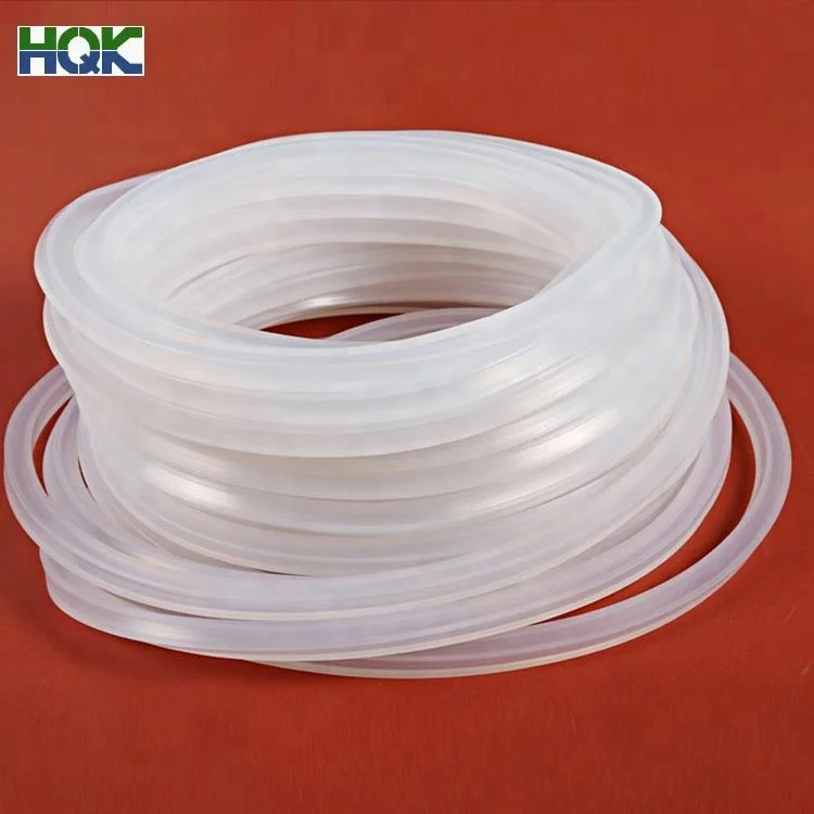 High Quality Transparent Rectangular Silicone Tube for LED Strip