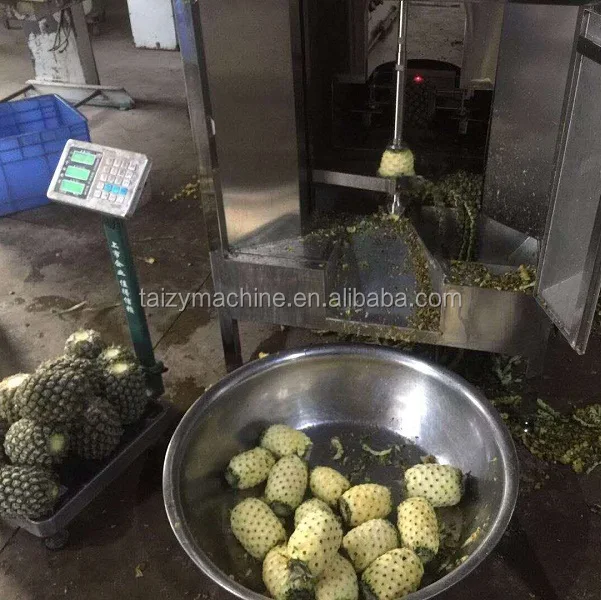 Pineapple Peeling Machine Automatic Pineapple Peeler Commercial Pineapple Corer