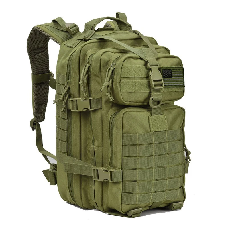 Mochila Táctica Tipo Militar Grande De 45 Litros Camping M1 verde -  Supermercado