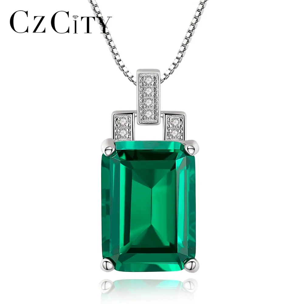 green topaz pendant