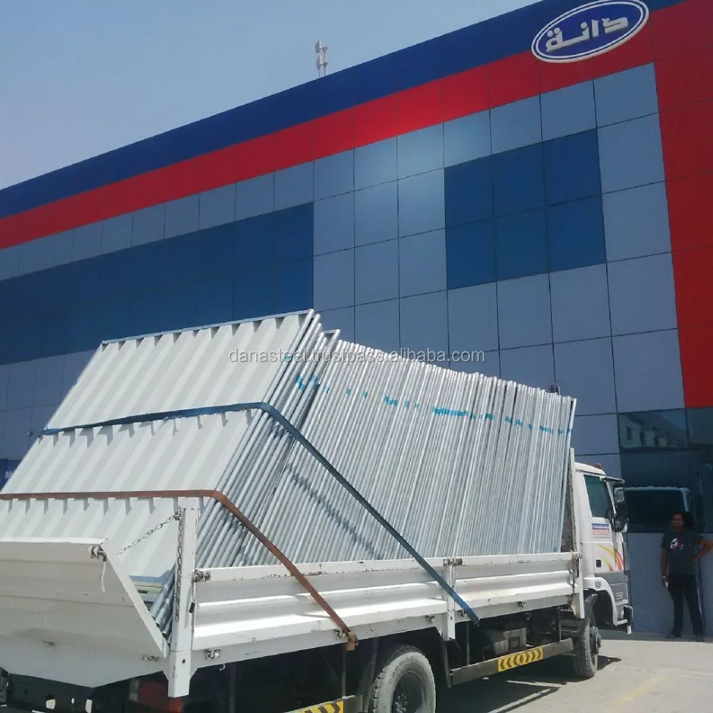 DANA Profiled Sheet Hoarding Fence Panels Barricade Fencing Suppliers in UAE Fences Contractors Africa Exporters