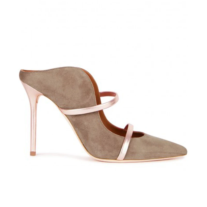 
Туфли-лодочки для девочек, европейский стиль, женские сексуальные туфли на высоком каблуке-шпильке со шнуровкой и заклепками 