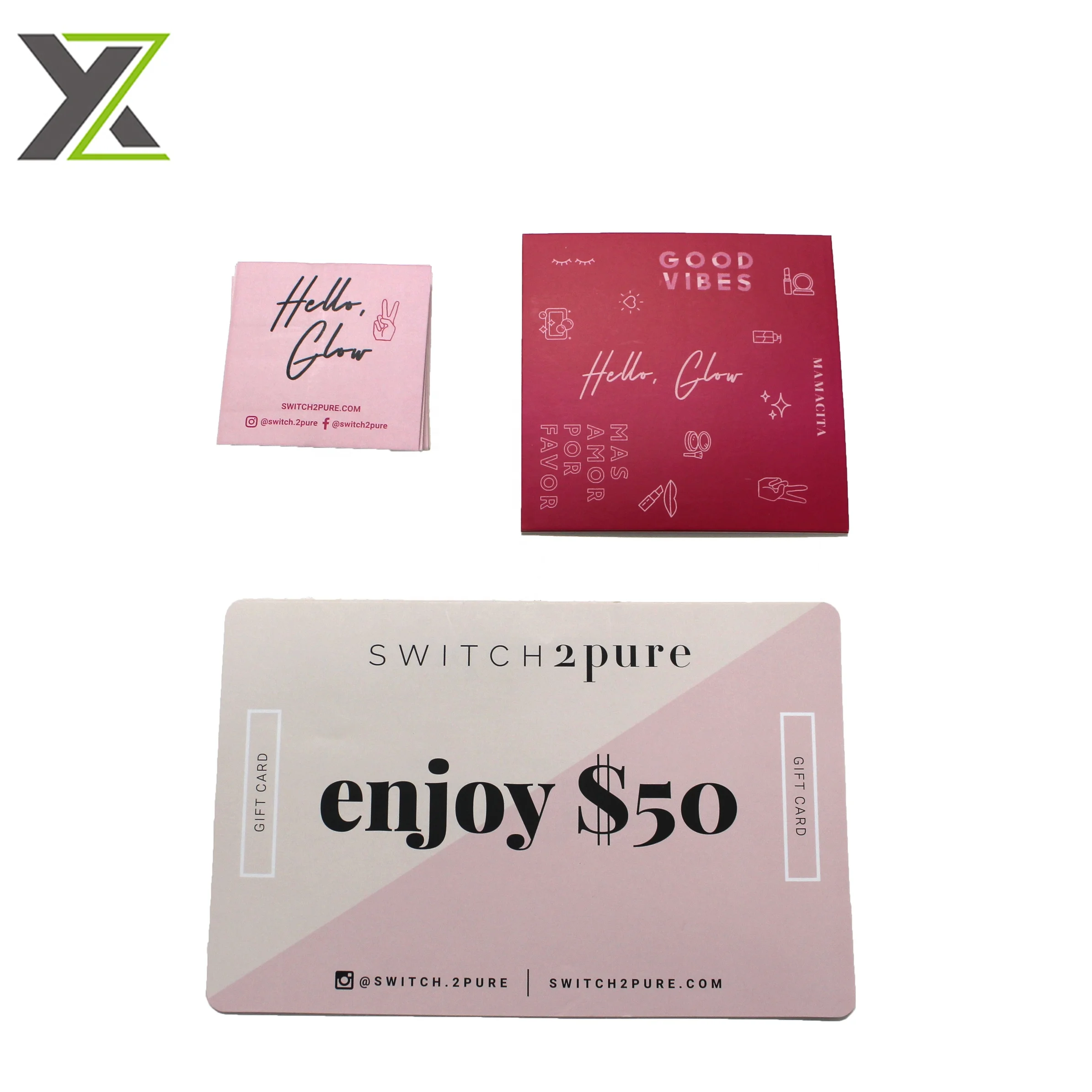 Индивидуальный дизайн косметический продукт для макияжа подарочный купон печать