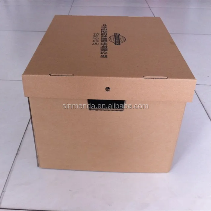 Custom Size Archive Storage Corrugated Files Document Packaging Carton Box