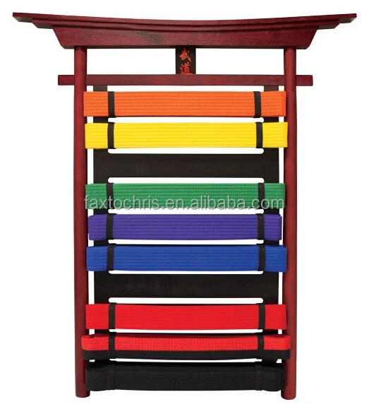 New Taekwondo Belt Display Rack Karate MMA Martial Arts Belt Holder-10 Belts 