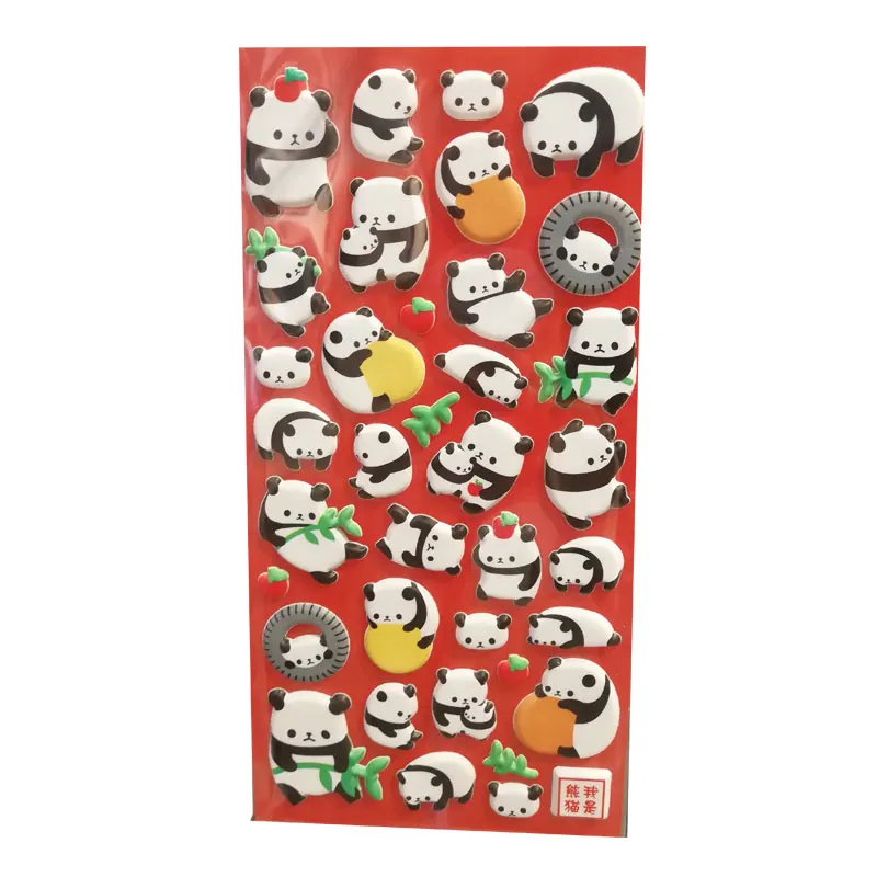 3d Autocollant Gonfle Mignon Panda Dessin Anime Autocollant De Conception Personnalisee Buy Autocollant Gonfle Autocollant Gonfle Panda Autocollant Gonfle 3d Product On Alibaba Com