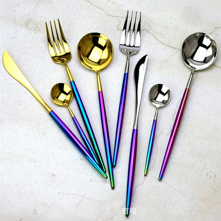 Stainless Steel 18 10 Pvd Coating Cutlery Set Colored Flatware Buy 18 10 Cutlery Set Colored Flatware Set Pvd Coating Cutlery Product On Alibaba Com