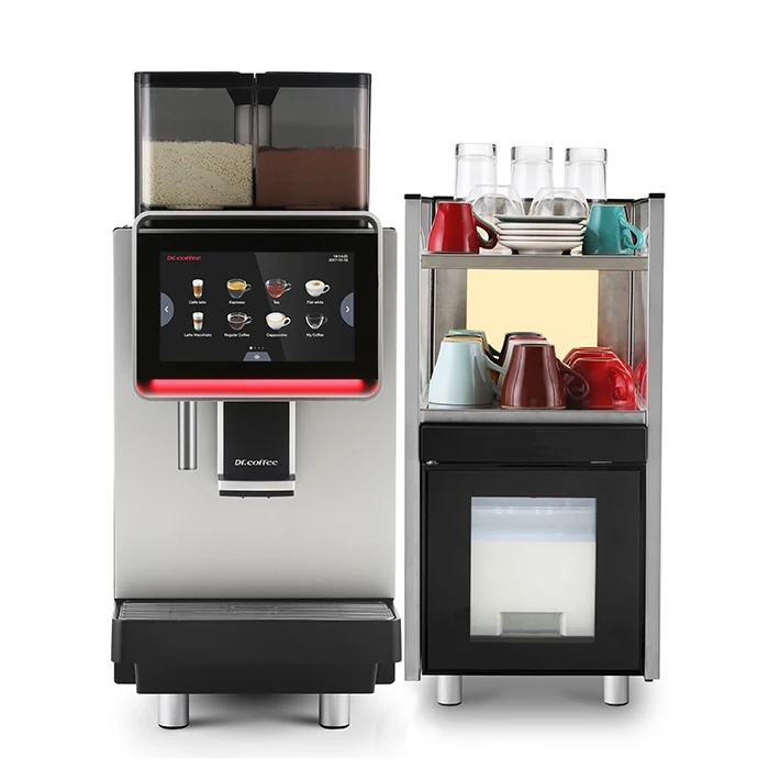 DR. COFFEE F2 Plus Fully Automatic Coffee Machine, 220V Commercial  Espresso/Coffee Machine, 10.1” HD Touchscreen, 30 Coffee Drinks for  Offices, Hotels