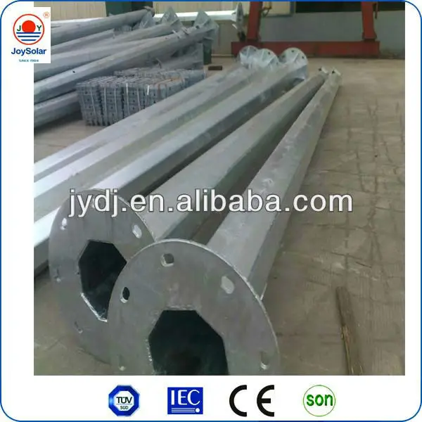 6m 8m 10m 12m Octagonal Street Light Poles
