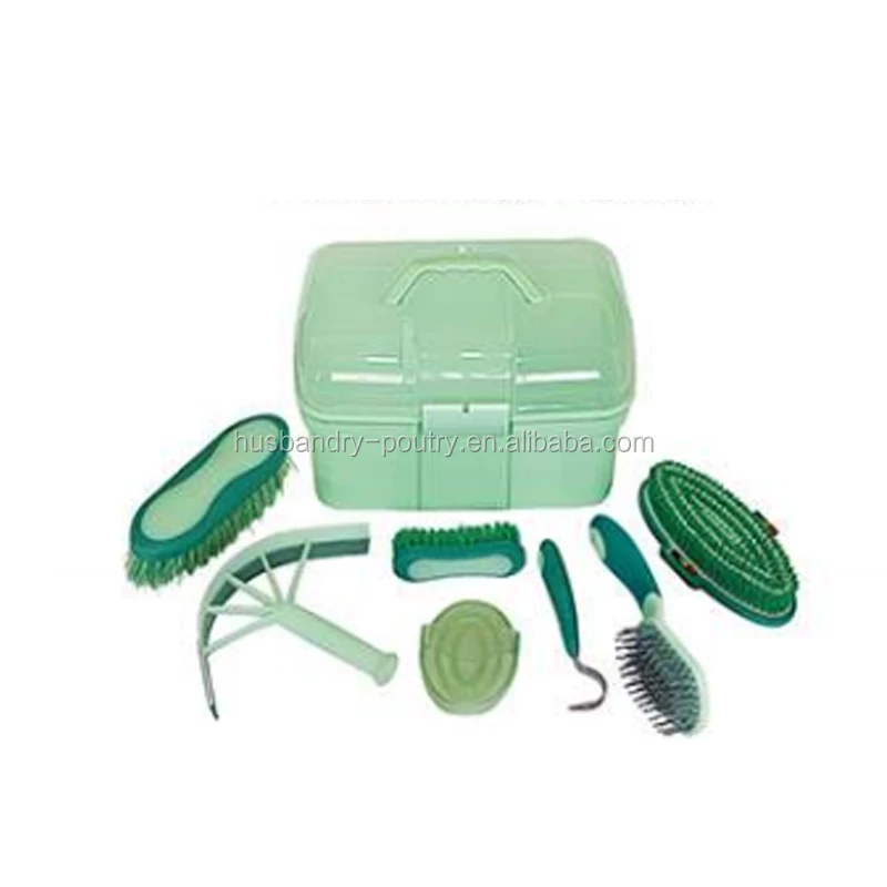 horse grooming bolsa with brushes