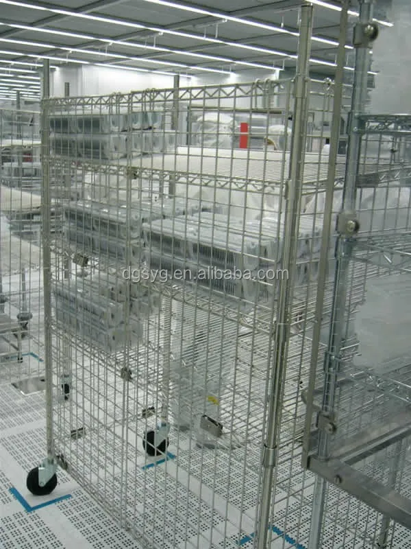 Mobile Standard Wire Security Cage with Doors