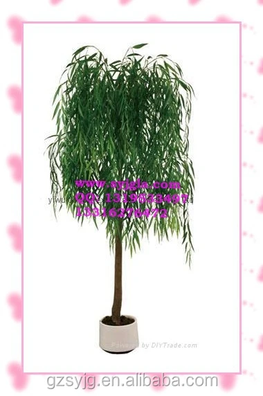 Slender Artificial Weeping Willow Tree Fake Willow Bonsai Tree Green Artificial Osier Buy Artificial Willow Tree Interior Decoration Tree Mordern House Design Decoration Product On Alibaba Com