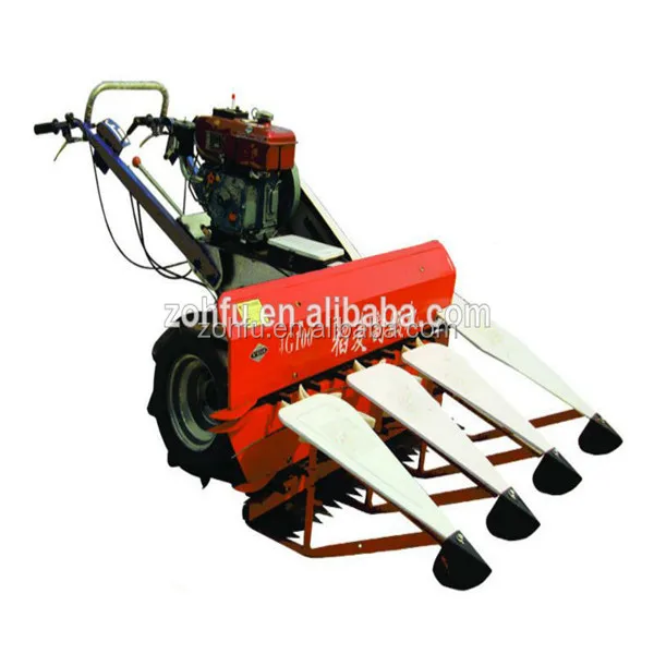 Agricultural machine tractor type paddy cutting machine small type