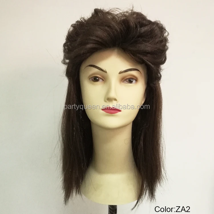 female mullet wig