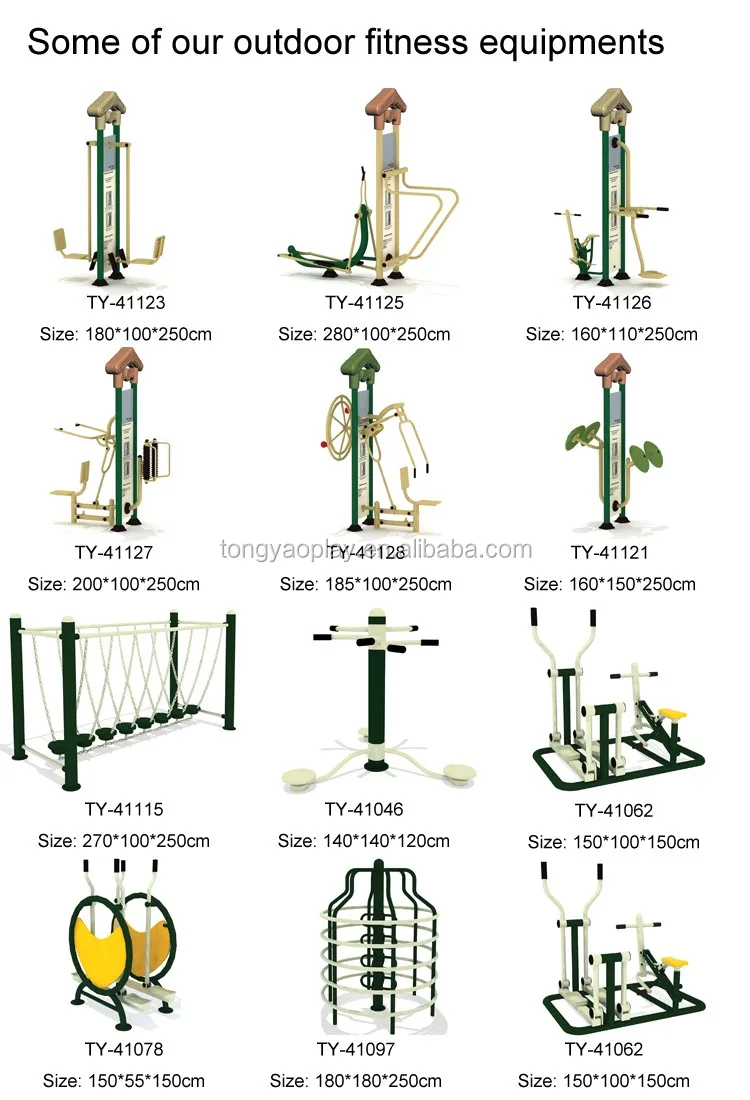 Commercial Outdoor Gym Equipment Kids Adult Exercise Fitness