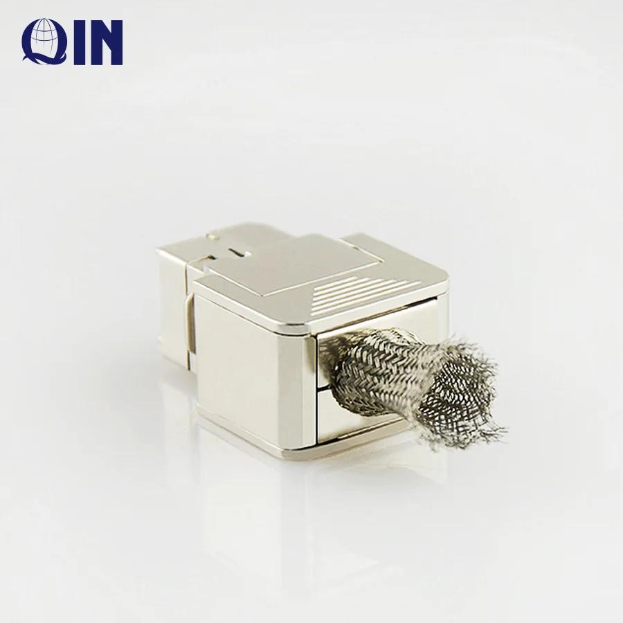 Высококачественный 3M CAT6A STP Keystone jack цинковый сплав RJ45 8P8C IO