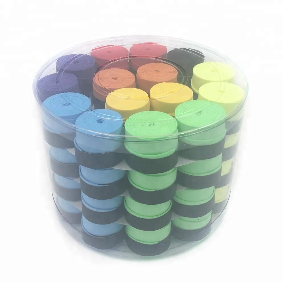 Распродажа мягкая клейкая ракетка для бадминтона из ПУ кожи