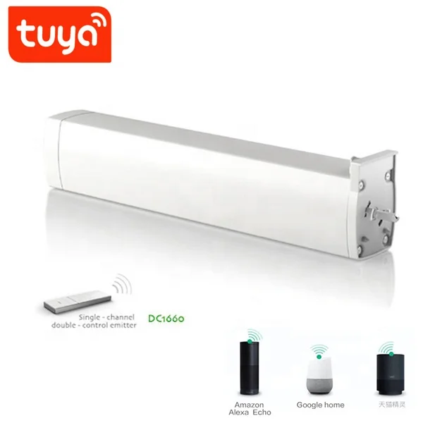 Curtain Motor DT82 Wireless Remote  with Automatic Limit and Low Noise Google Home Amazon Echo Alexa Smart Home TUYA Smart