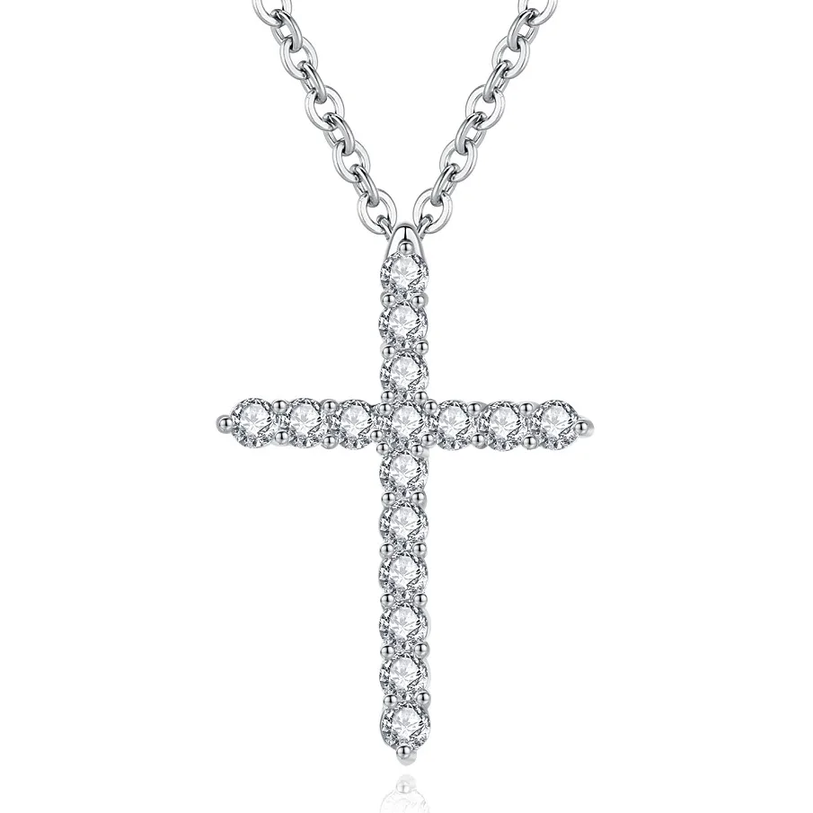 Buy Cz Diamond Necklace,Cross Pendant 