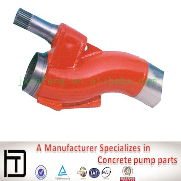 S-образный клапан для бетона запасные части бетононасоса