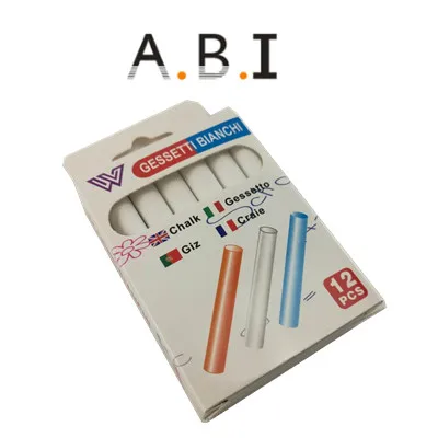 Белая меловая коробка из карбоната кальция