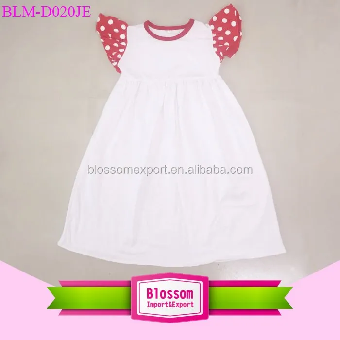 white cotton frock for girl