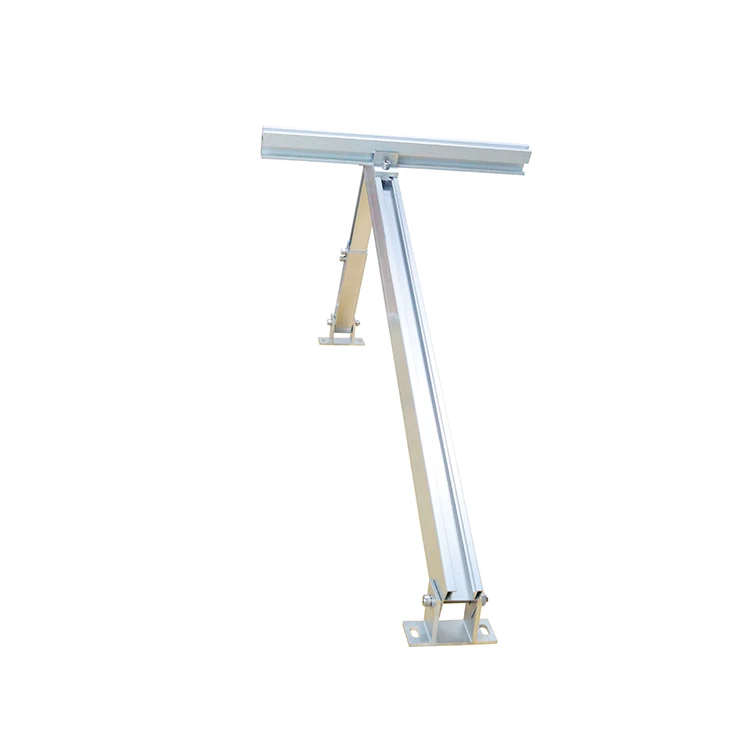 Solar Panels Mounting Rail PV Structures Concrete Base Flat Roof Solar Mount