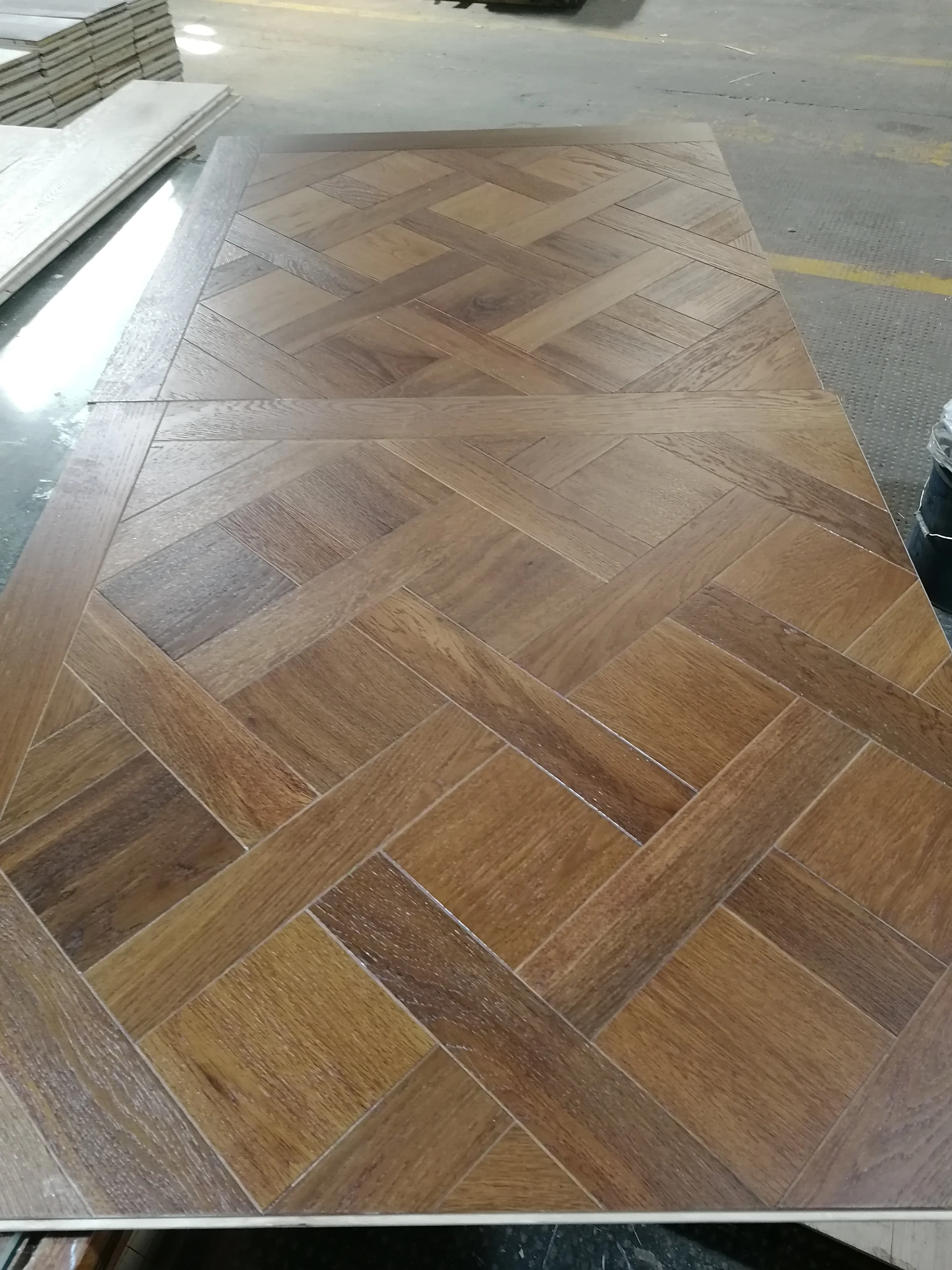2019 Reclaimed Wood Versailles Engineered Parquet Flooring