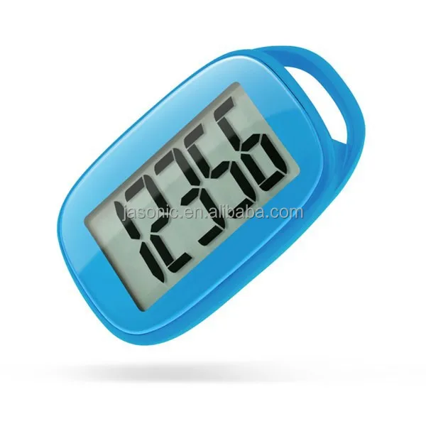 Fitness Large Display 3D Sensor Step Counter Walking Running 3D Simple Pedometer with Lanyard Activity Tracker