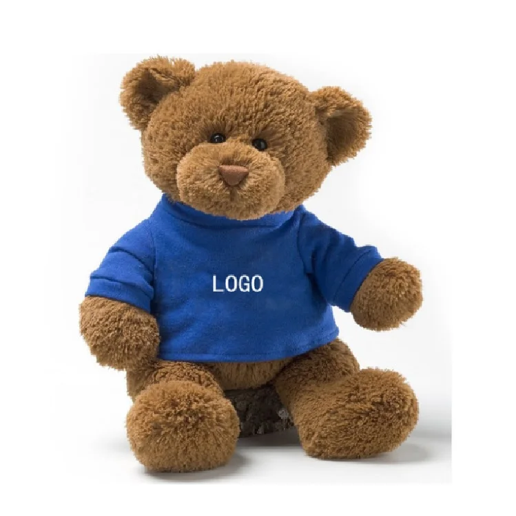 
Customized Branded Plush Toy Teddy Bear Soft Toy With T-shirt Classic Stuffed Animal Teddy Bear Plush Toy 