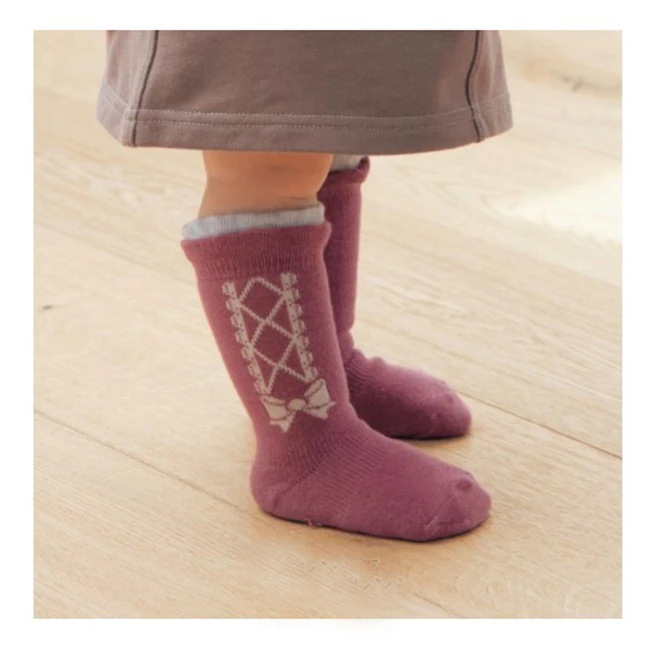 Cute Teen Girl Long Socks