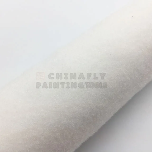 Ctпер008, оптовая продажа, 9 дюймов, без ворса, высокая плотность, белый цвет, вязаный полиэфирный эпоксидный валик для покраски и валик для покраски