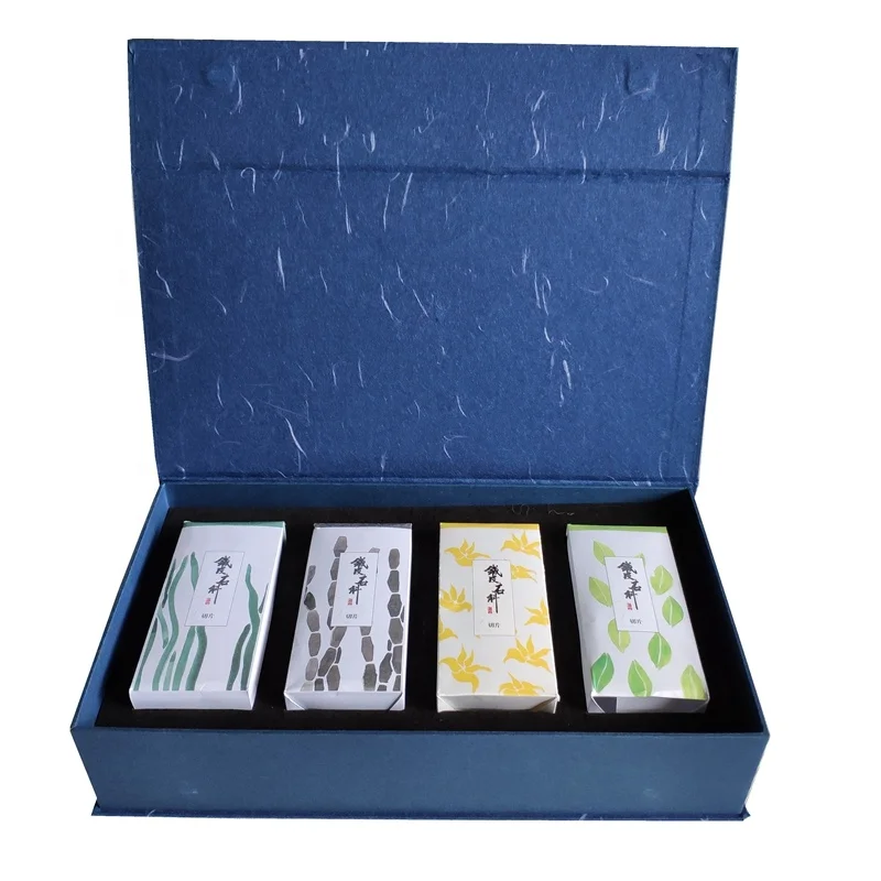 custom cotton paper chinese tea gift boxes with magnet - buy