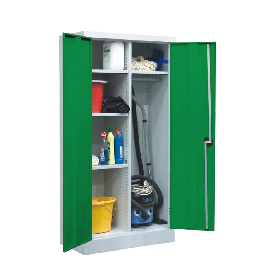 Современный стальной шкаф для мебели Двухстворчатая дверь спальни стальная подвесная одежда