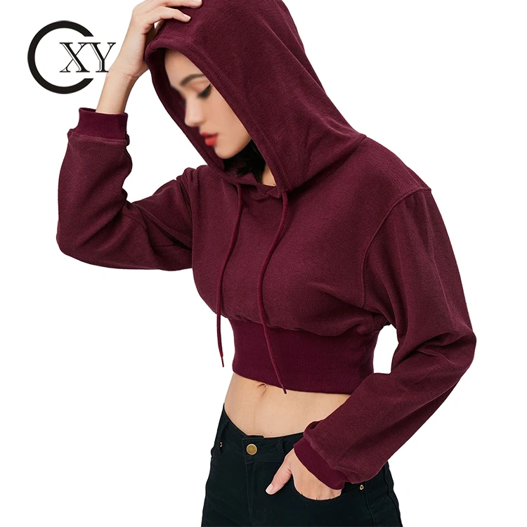 long fitted hoodie women's