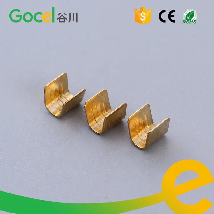 High Quality DJ454A U Shape Brass Acid Pickling Wire Crimp Terminal