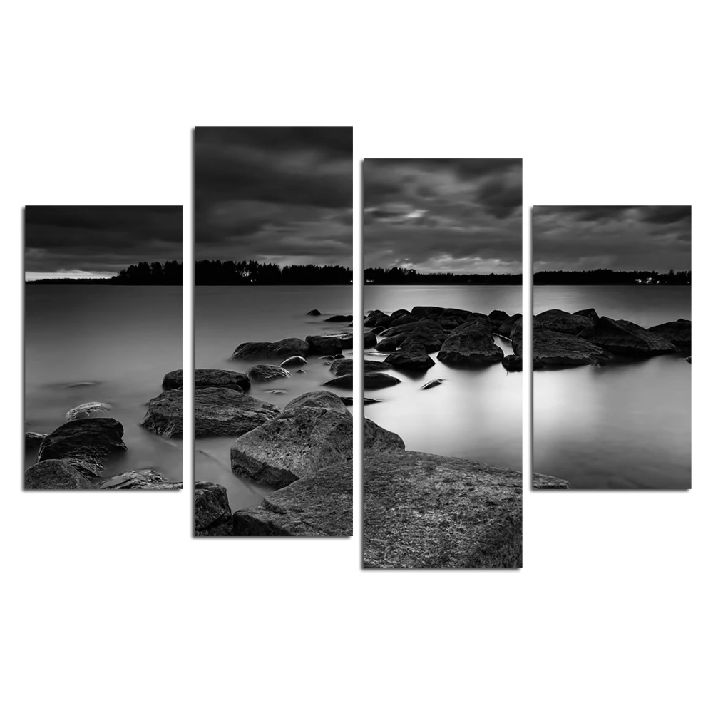 custom black and white canvas prints