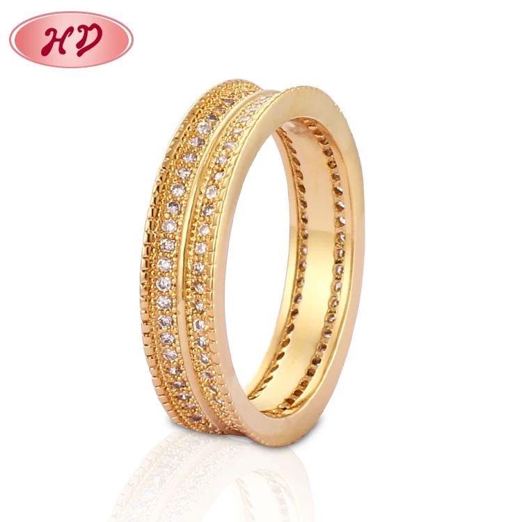 Gram Gold Rings Design for Women Latest 18K Gold Plated