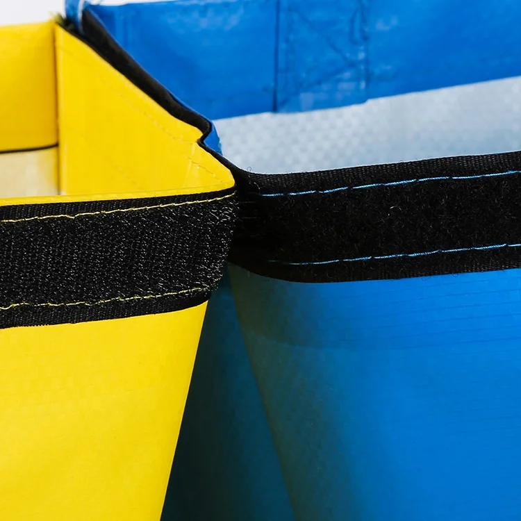 Korean Eco-Friendly Shopping Custom Laminated PP Woven Tote Reusable PP Woven Garbage Bag