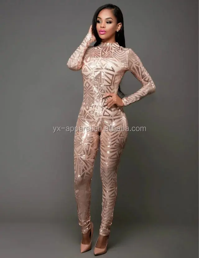 elegant gold jumpsuit
