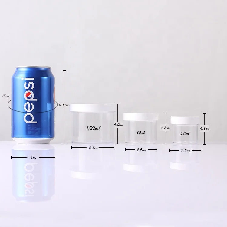 Бусины из прозрачной пластмассы