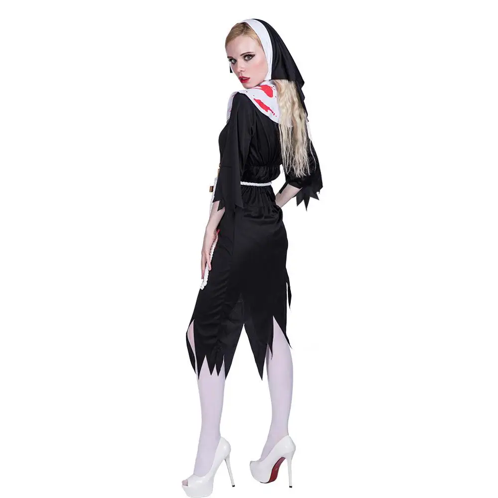 Source Halloween Zombie costume sexy nun costume on m.alibaba.com