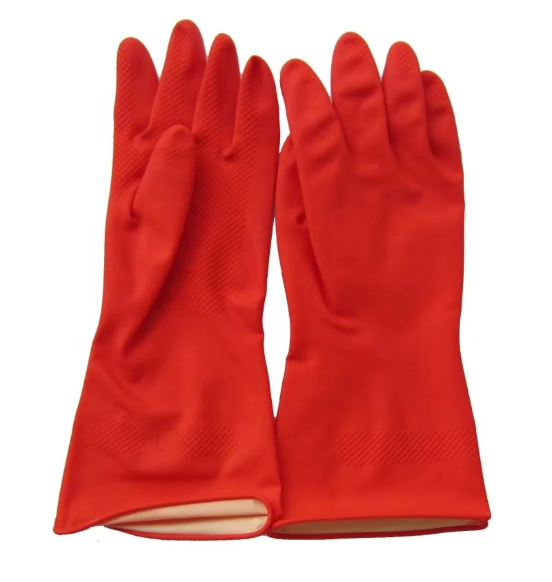 thumbnail image 2 of Eopzo 2-Pair Waterproof Safety Gloves - Long Sleeve Latex Rubber Gloves For Kitchen, Bathroom & Garden 2 of 13