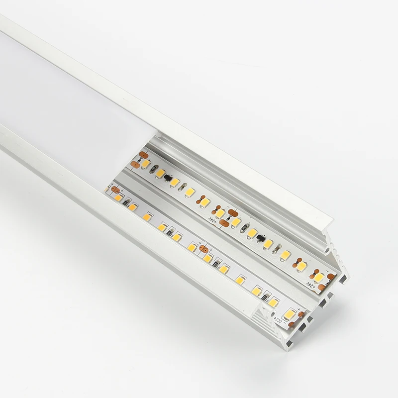 Recessed LED Aluminium Profile for Led Strips Lighting with Spring Clip