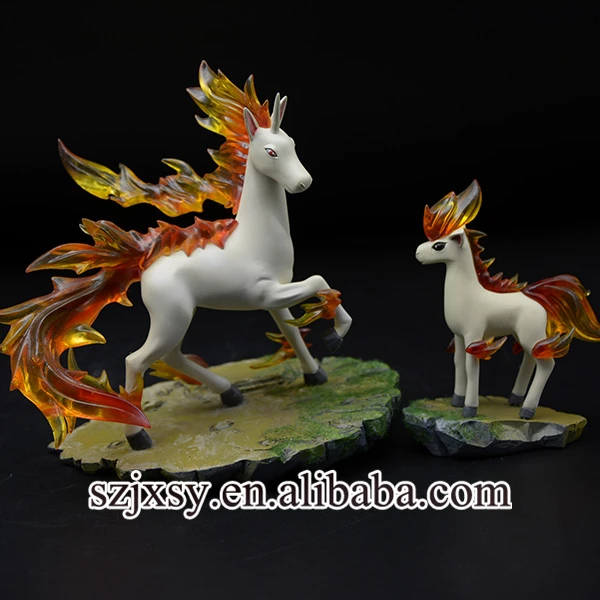 詳細なポケモン小型炎馬樹脂馬フィギュア Buy 炎馬フィギュア 樹脂馬フィギュア ポケモン透明馬 Product On Alibaba Com
