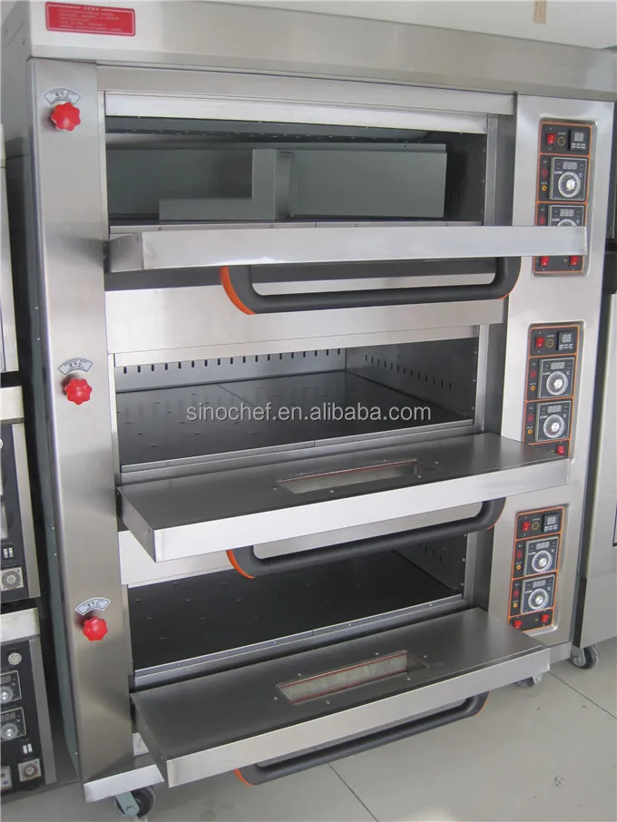 
Хлебопечка, коммерческая хлебобулочная печь, 3 колоды, 6 лотков, газовая хлебобулочная печь, заводская цена, распродажа 