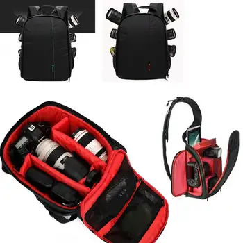 Sac à Dos Pour Appareil Photo Tamrac - Rembourré - Rouge Et Noir - Pour SLR/DSLR - Occasion