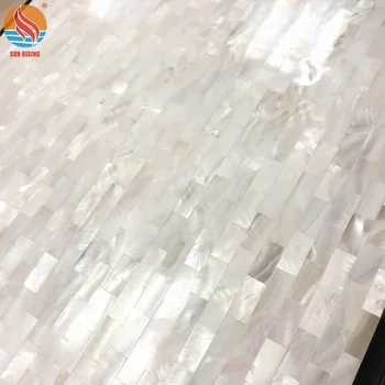 Pure White Mother of Pearl Shell Mosaic
