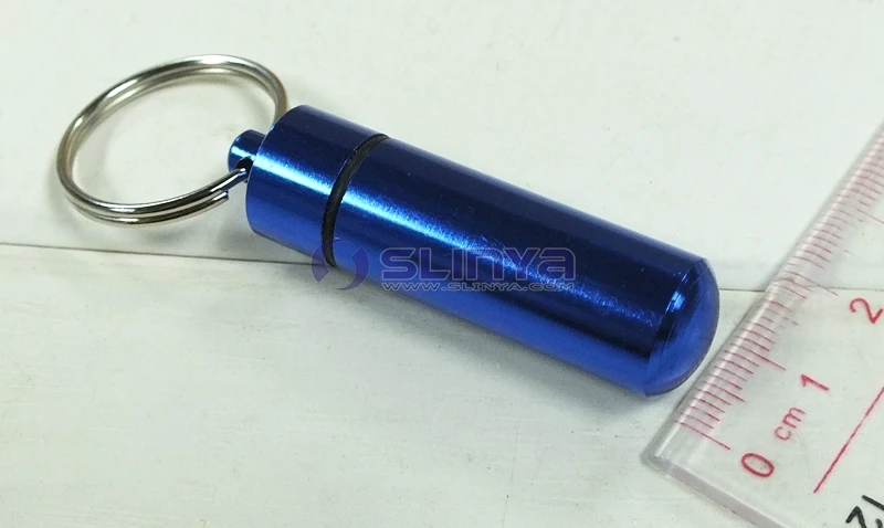 Металлический Мини-контейнер с зажимом для ключей от 5 мл до 20 мл, вакуумный держатель для таблеток