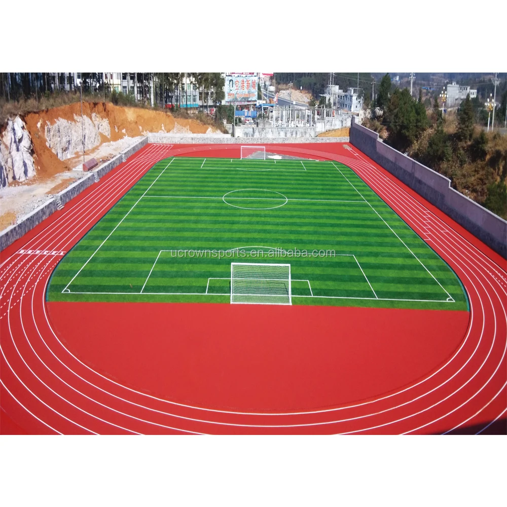 Mixed Type Plastic Runing Track Flooring (DS423) - China Running Track and  Pu Running Track price